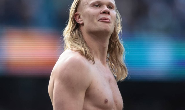 英超-曼城2-1阿森纳 哈兰德妖娆庆祝