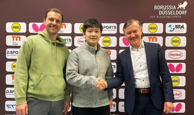 樊振东，继续在德甲打球