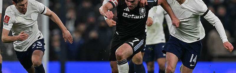 足总杯：热刺1-2遭维拉淘汰