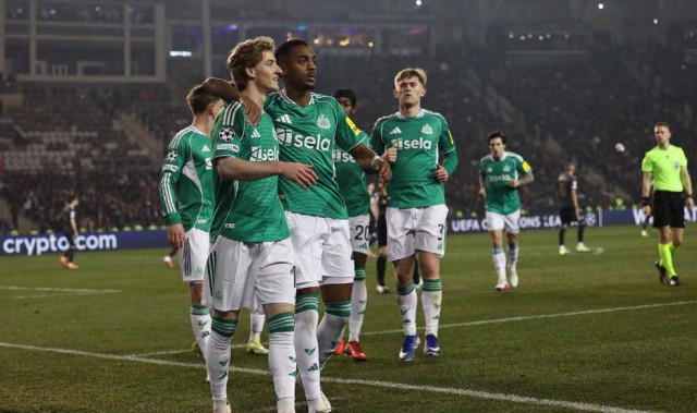 欧冠惊天大胜！安东尼-戈登独揽四球，纽卡斯尔联客场狂轰6球锁定晋级优势