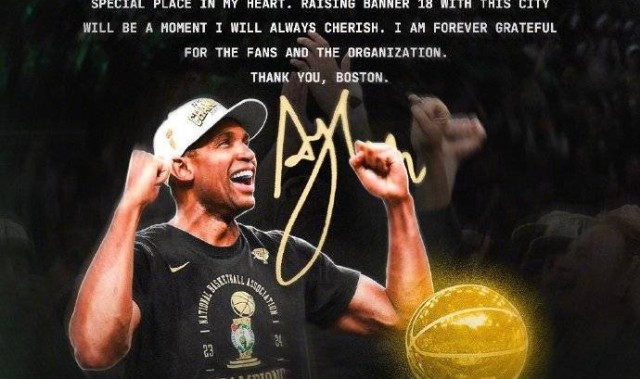 霍福德致谢绿军：这段经历永远在我心中占据重要位置