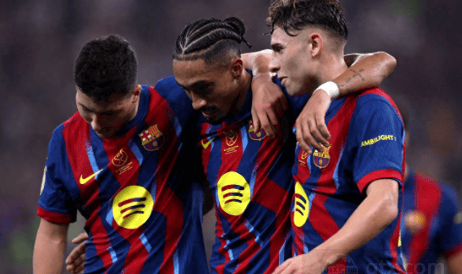 巴萨5-0大胜毕尔巴鄂，连胜纪录刷新至9场！