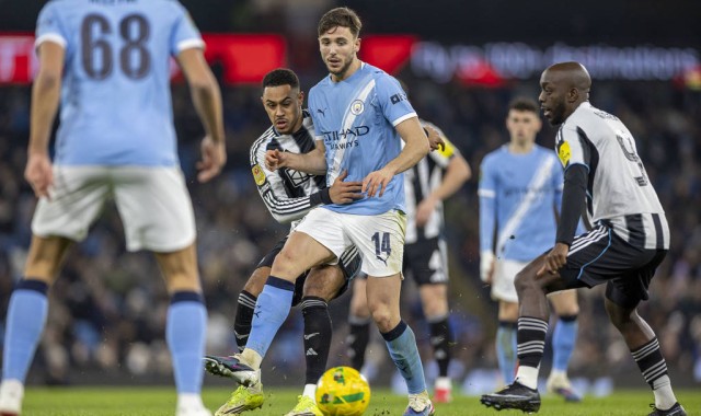 联赛杯-马尔穆什双响 曼城总分5-1纽卡晋级决赛