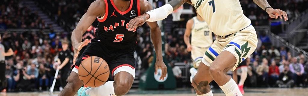 波蒂斯24+12巴恩斯24+11 雄鹿不敌猛龙